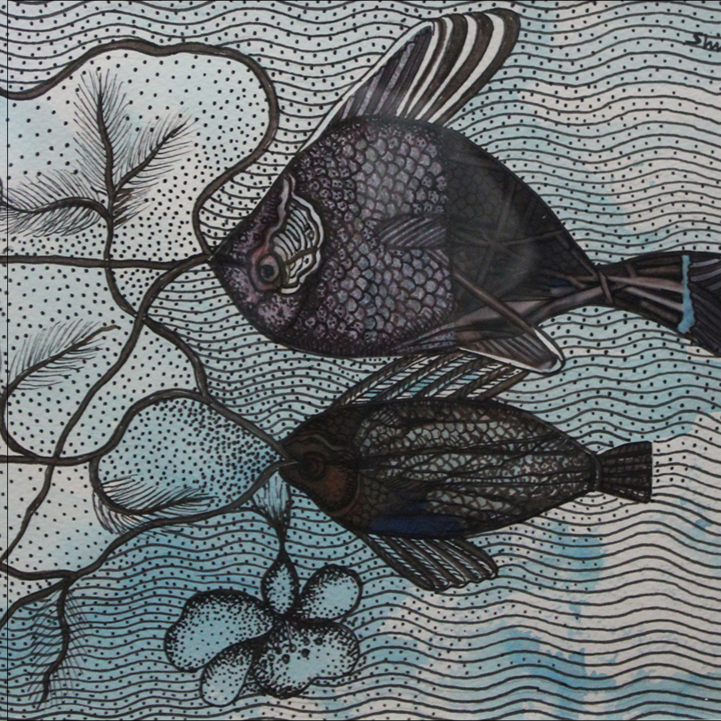 Collage & Drawing