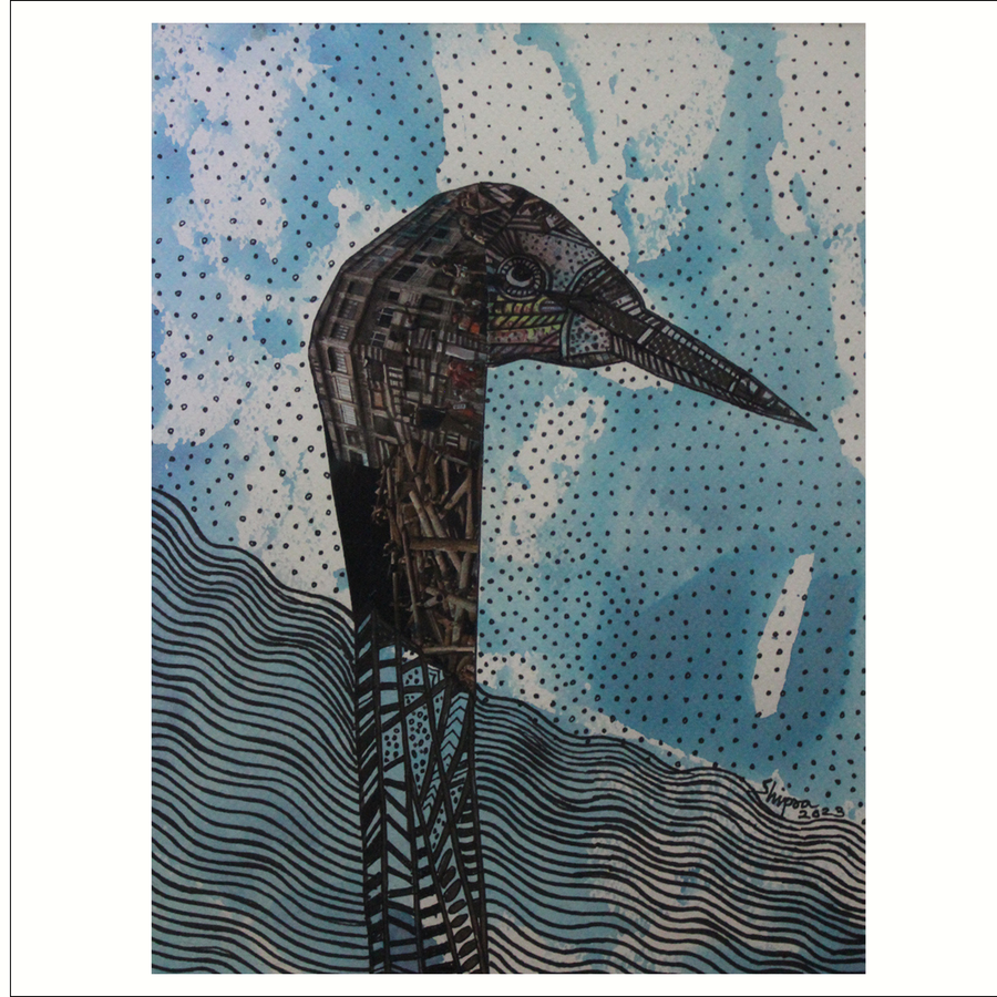 Collage & Drawing